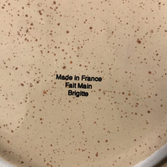 Vintage Fait Main Brigitte French plate - Picture 2 of 4